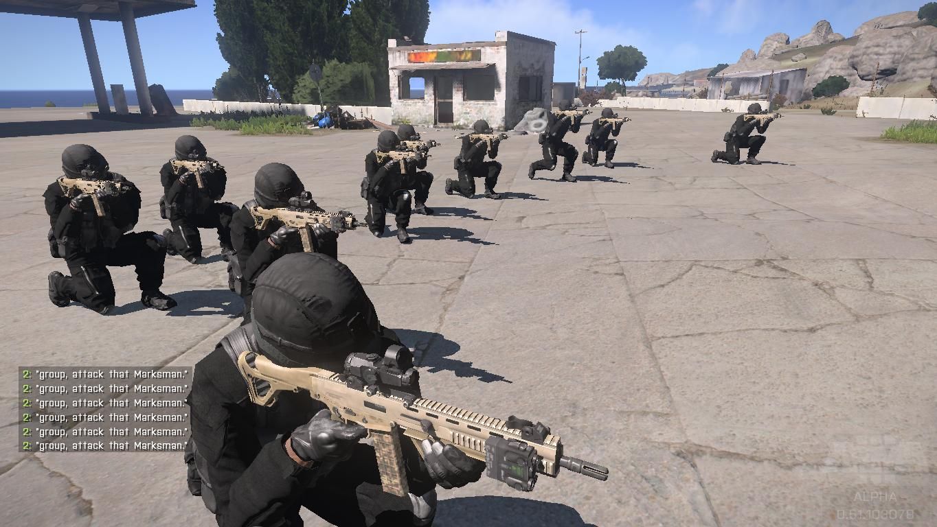 ArmA 3: SWAT team in action