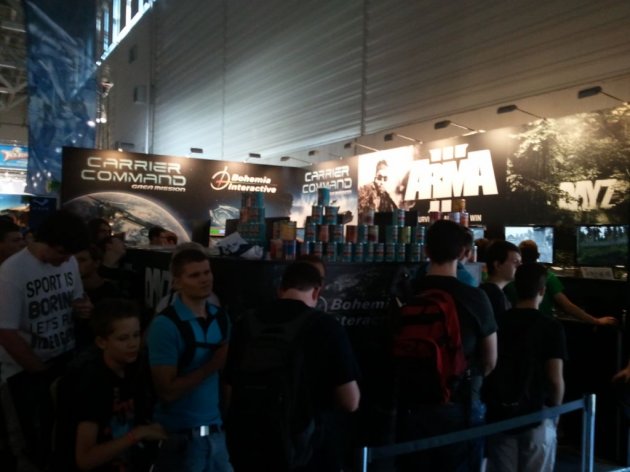 Начало последнего дня выставки GamesCom 2012